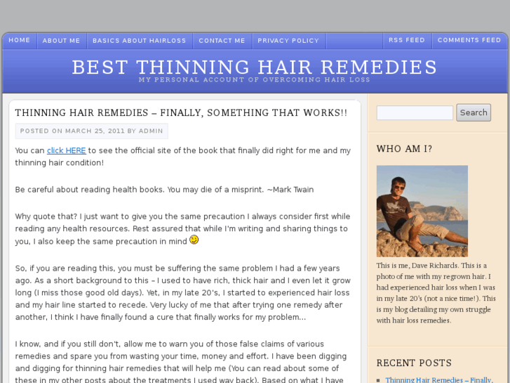 www.bestthinninghairremedies.com