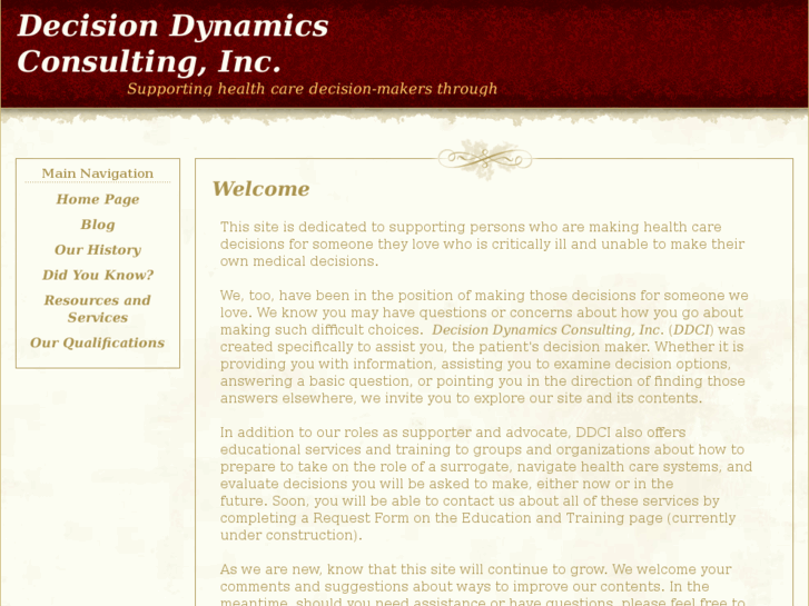 www.decisiondynamicsconsulting.net