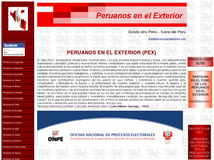 www.peruanosenelexterior.com