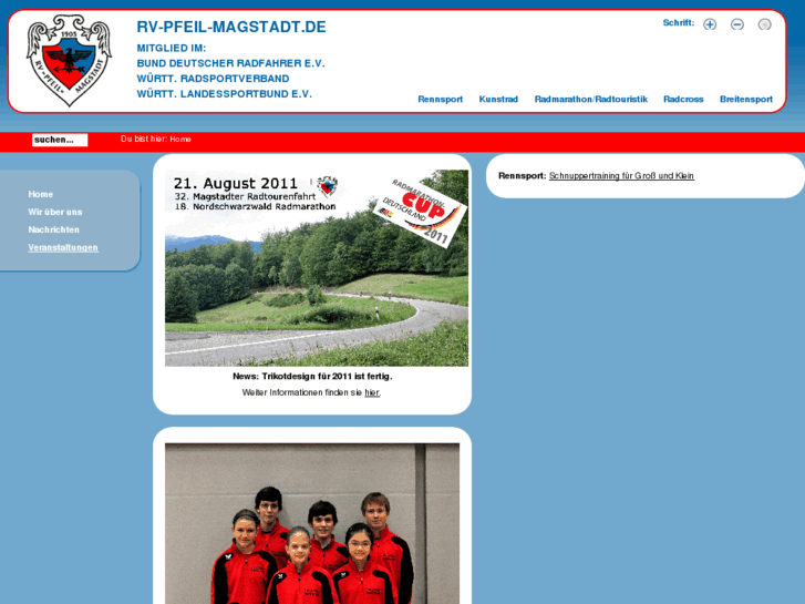 www.rv-pfeil-magstadt.de