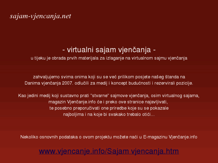 www.sajam-vjencanja.net