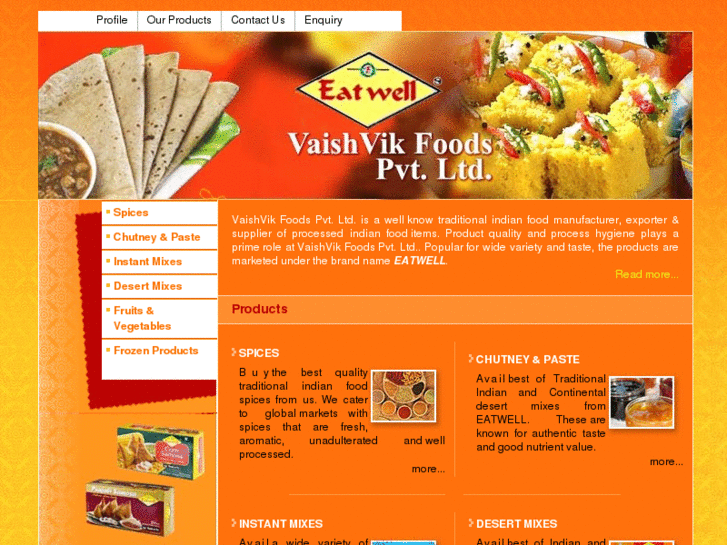 www.vaishvikfoods.com