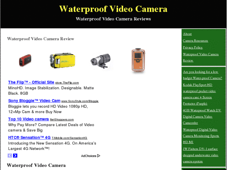 www.waterproofvideocamerareview.com