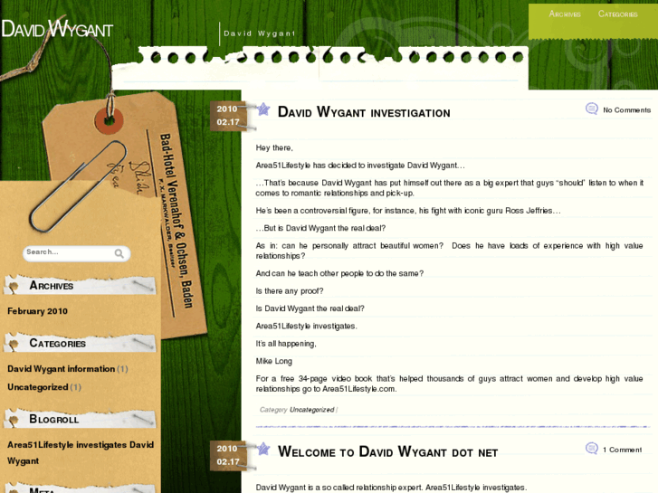www.davidwygant.net