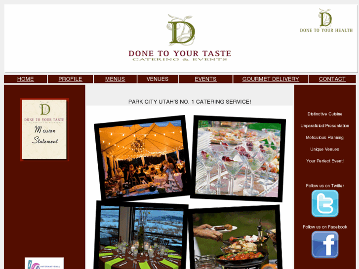 www.donetoyourtastecatering.com