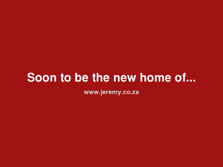 www.jeremy.co.za
