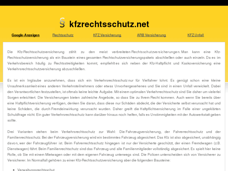 www.kfzrechtsschutz.net