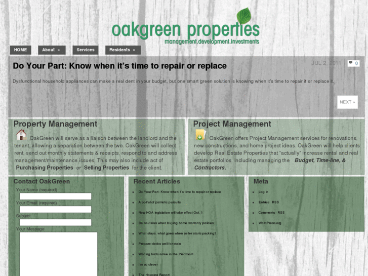 www.oakgreenproperties.com