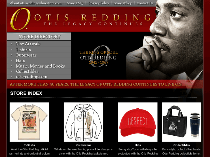 www.otisreddingonlinestore.com