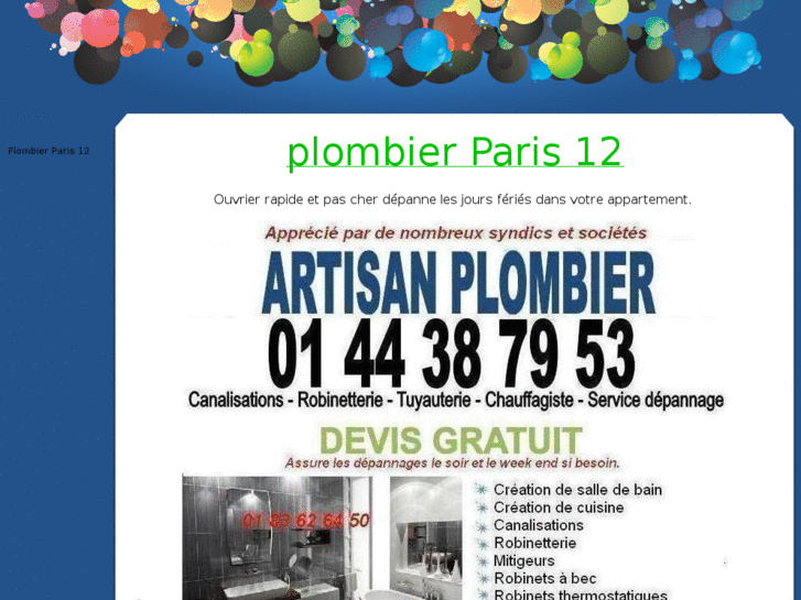 www.plombierparis12.org