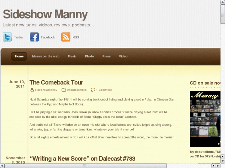 www.sideshowmanny.com