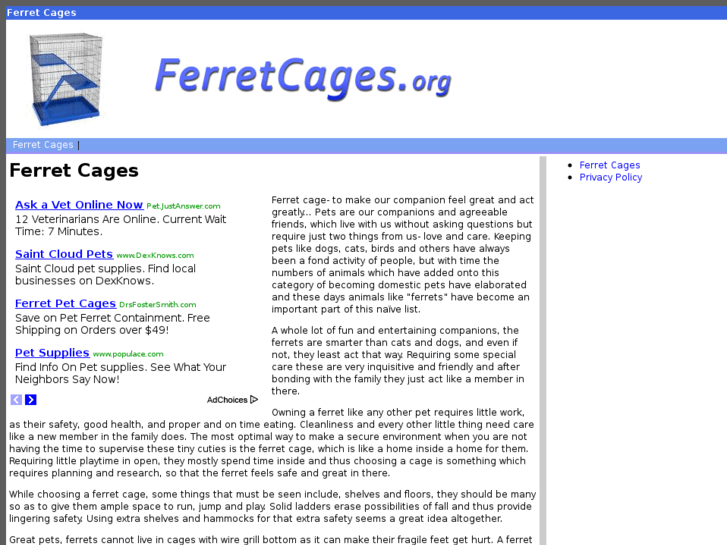 www.ferretcages.org