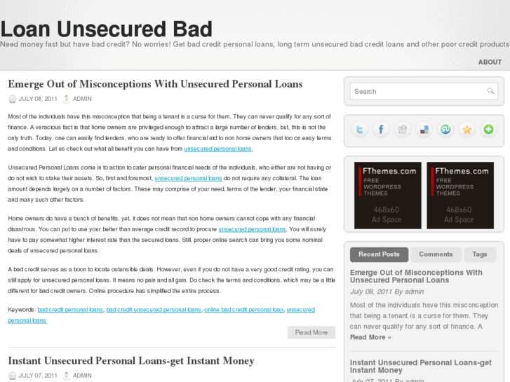 www.loanunsecuredbad.com