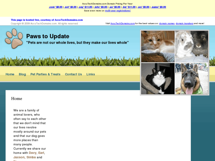 www.pawstoupdate.com