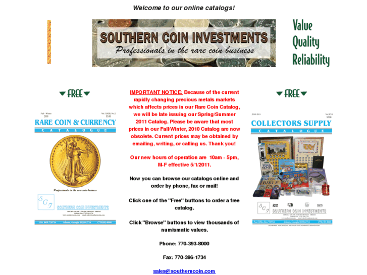 www.southerncoin.com