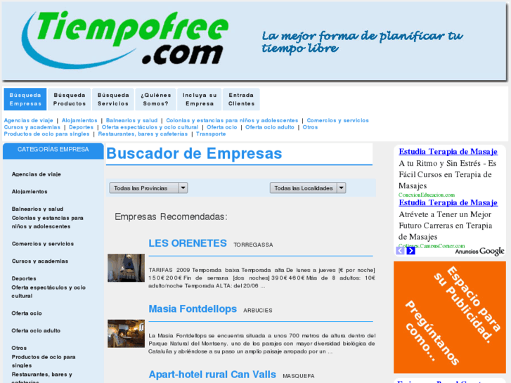 www.tiempofree.com