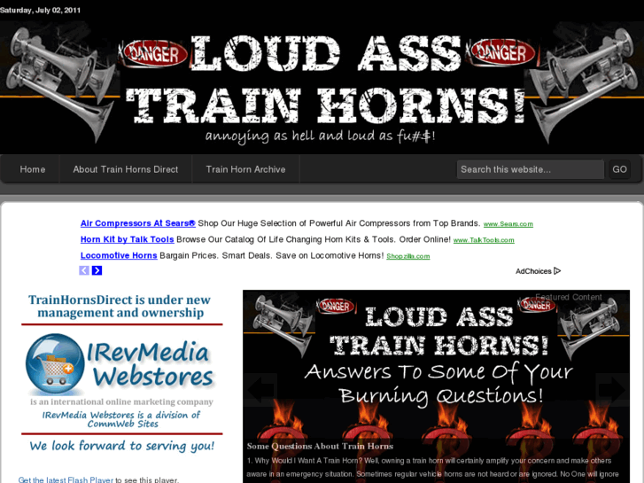 www.trainhornsdirect.com