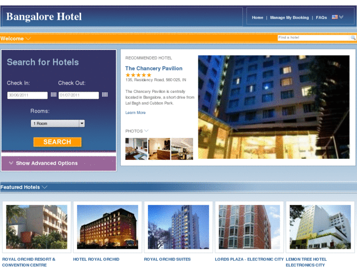 www.4starhotelsinbangalore.com