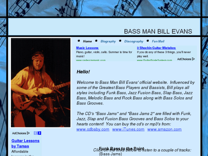 www.bassmanbillevans.com