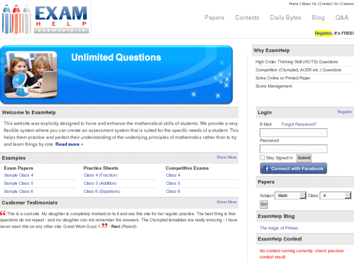 www.examhelp.in