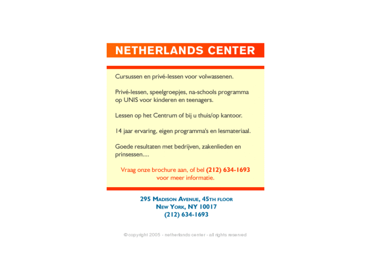 www.netherlandscenter.com