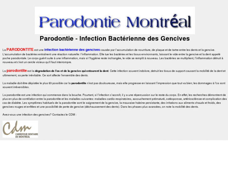 www.parodontiemontreal.com