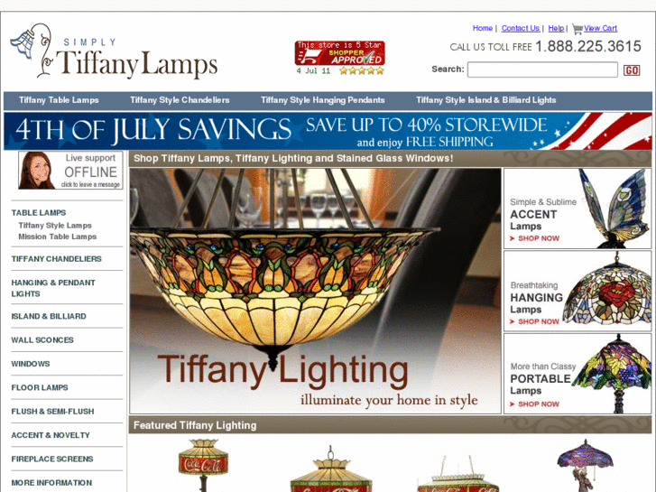 www.simplytiffanylamps.com