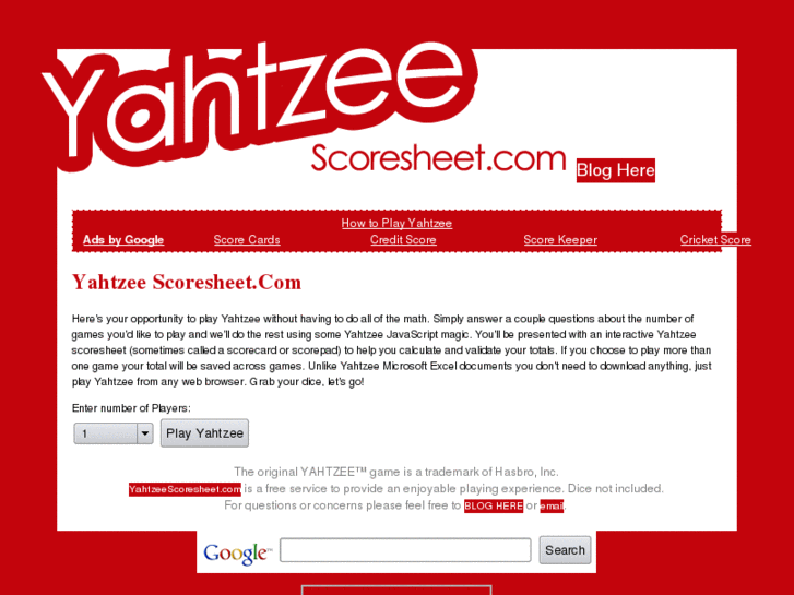 www.yahtzeescoresheet.com