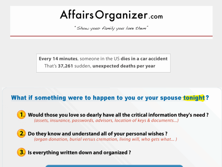 www.affairsorganizer.com