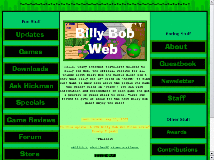 www.billybobthecactusblob.com