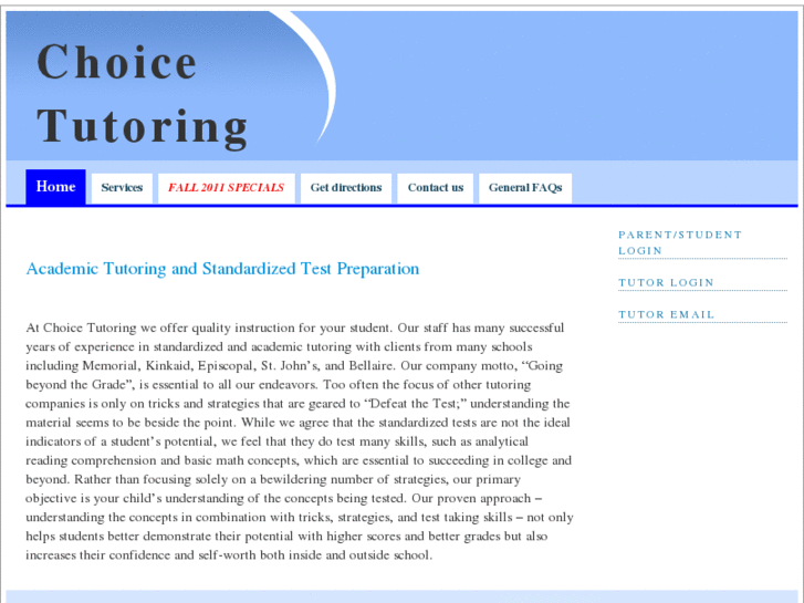 www.choicetutoring.com