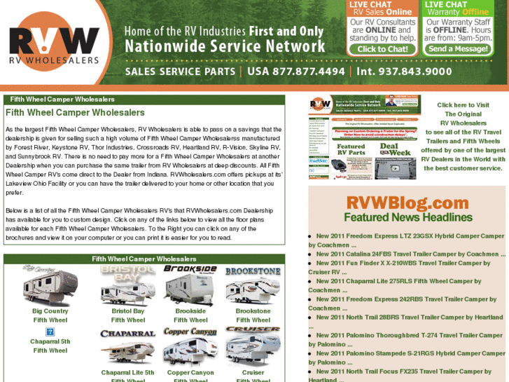 www.fifthwheelwholesalers.com