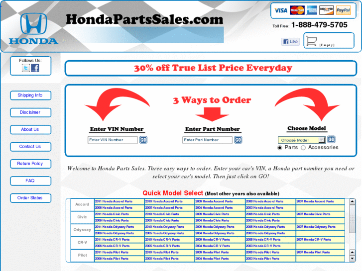 www.hondapartssales.com