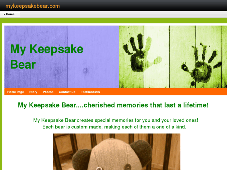 www.mykeepsakebear.com