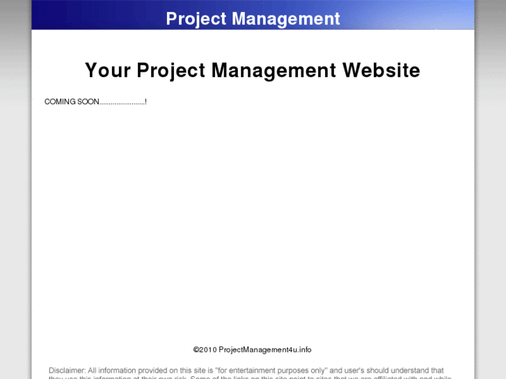 www.projectmanagement4u.info