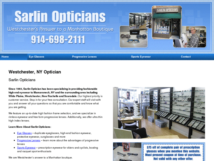 www.sarlinopticians.com