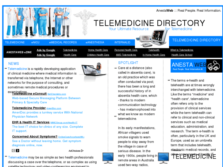 www.telemedicinedirectory.net