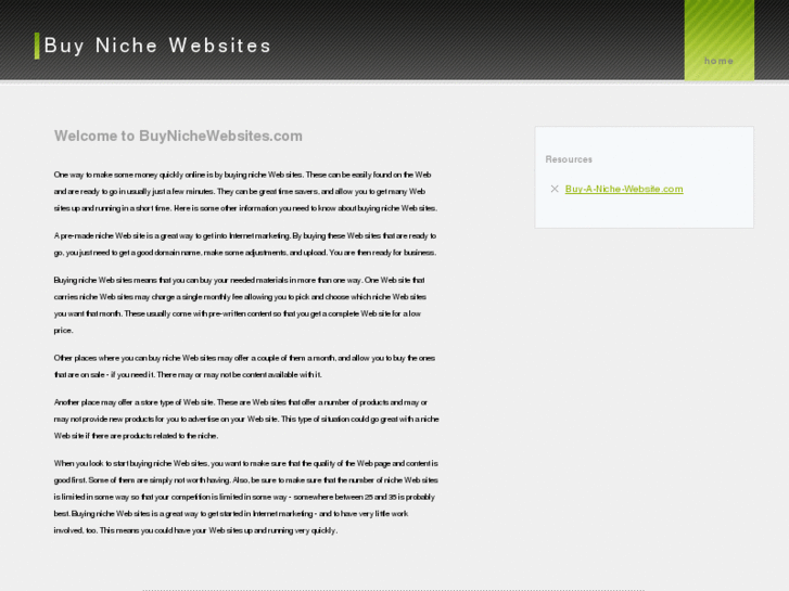 www.buynichewebsites.com