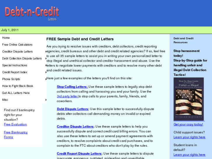 www.debt-n-credit-letters.com