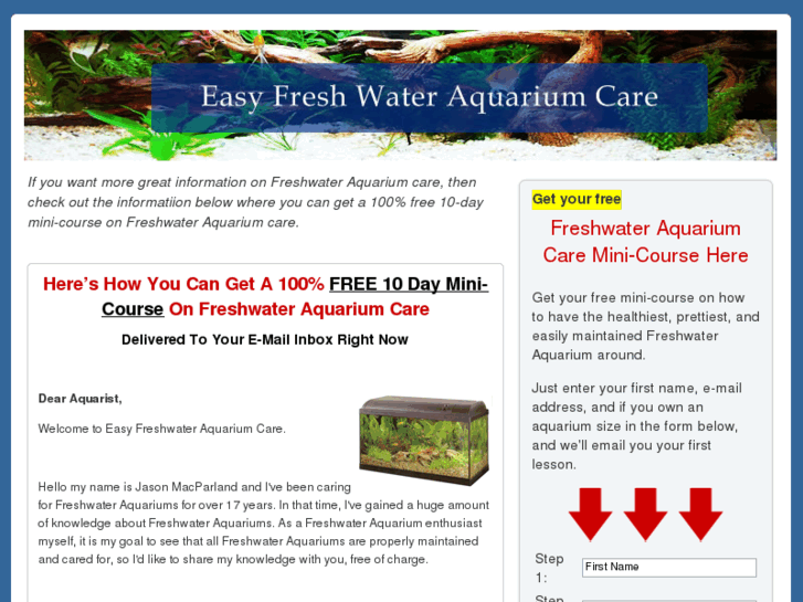 www.easyfreshwateraquariumcare.com