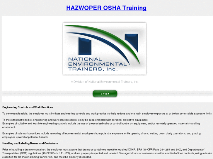 www.hazwoperoshatraining.com
