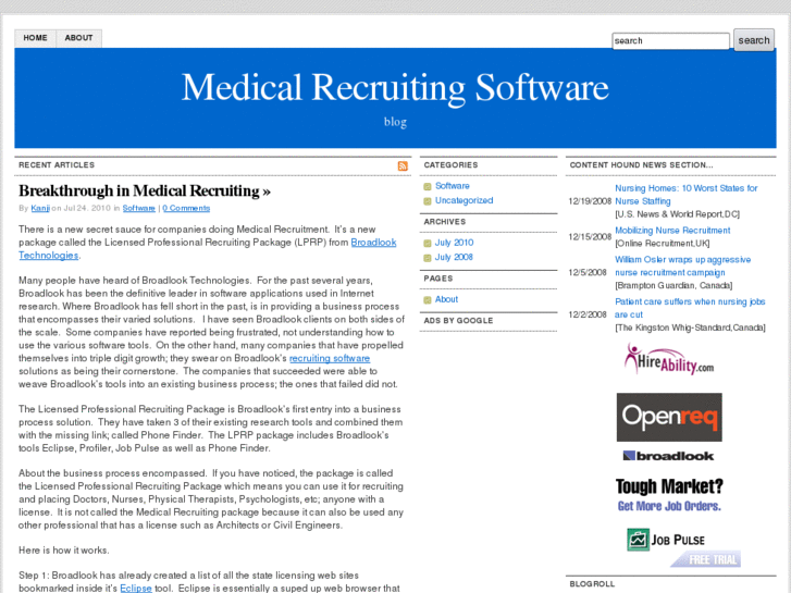 www.medicalrecruitingsoftware.com