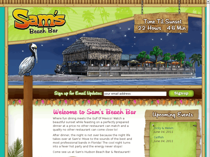 www.samshudsonbeachbar.com