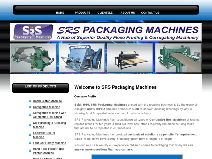 www.srspackagingmachines.com