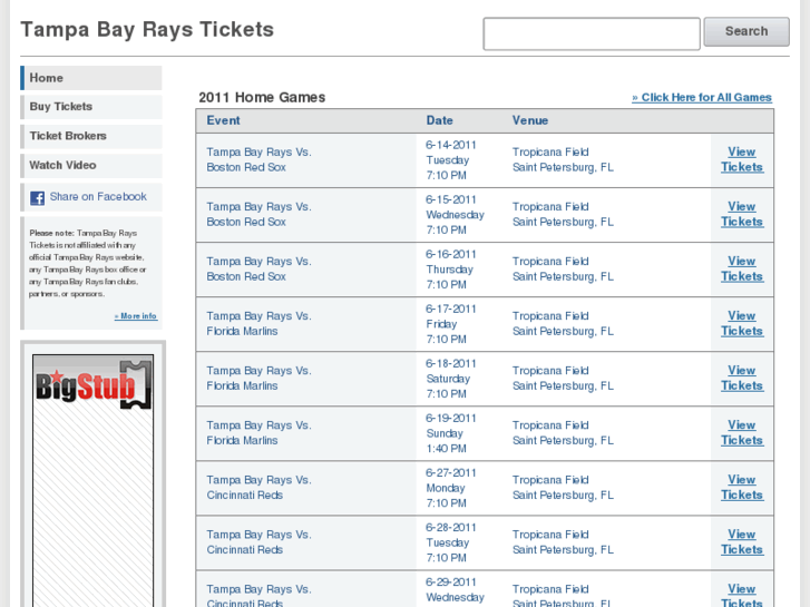 www.tampabayraystickets.info