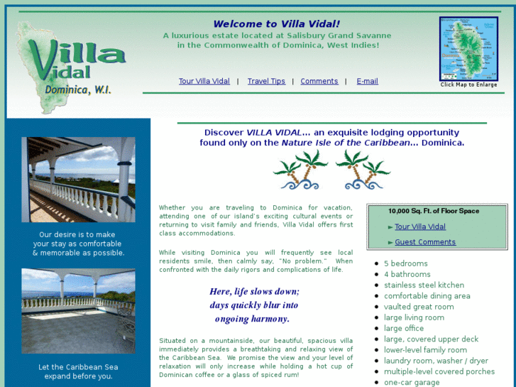 www.villavidaldominica.com