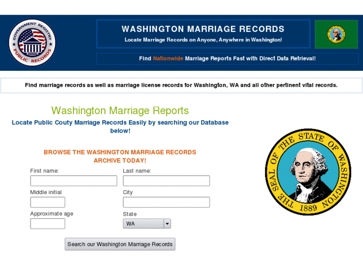 www.washingtonmarriagerecords.org