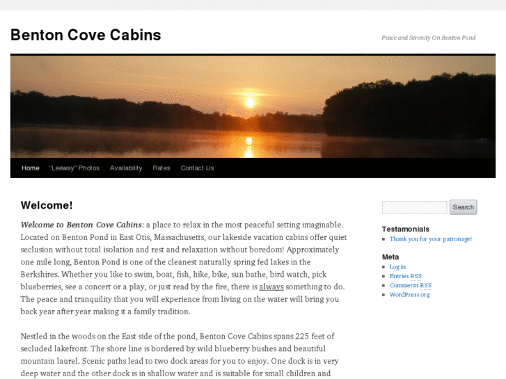 www.bentoncovecabins.com