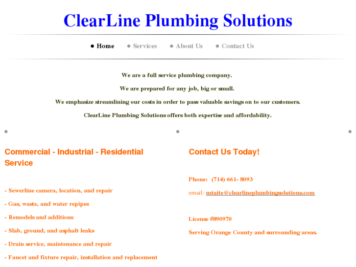 www.clearlineplumbingsolutions.com