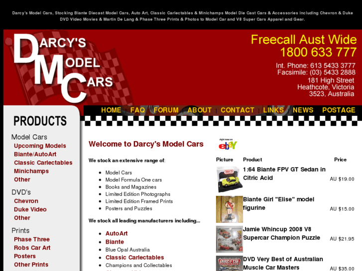 www.darcysmodelcars.com